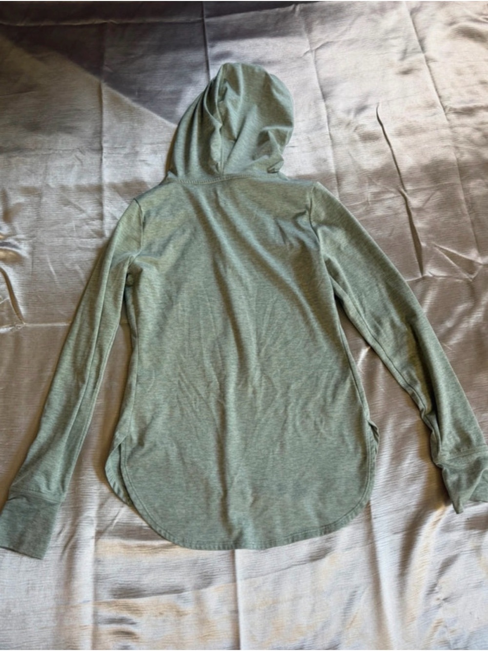 Reebok Light Olive Hooded Pullover - Picture 2 of 3